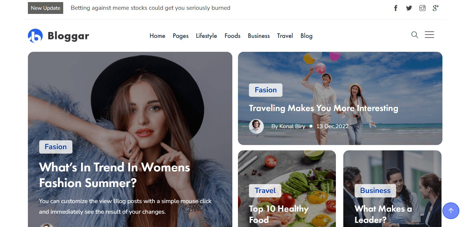 Bloggar project preview